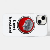Ik heb hersenen. Case-Mate iPhone case (Achterkant (horizontaal))