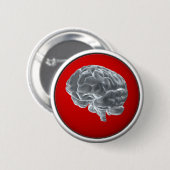 Ik heb hersenen. ronde button 5,7 cm (Voorkant /achterkant)