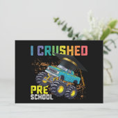 Ik heb het Afstuderen van de Preschool Monster Tru Kaart (Staand voorkant)