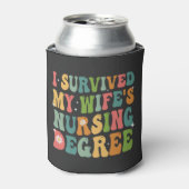 Ik heb het Afstuderen van mijn vrouw in de verplee Blikjeskoeler (Blikje Voorkant)