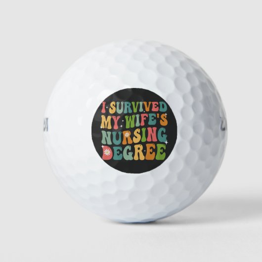 Ik heb het Afstuderen van mijn vrouw in de verplee Golfballen (Voorkant)