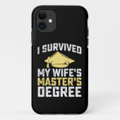 Ik heb het Afstuderen van mijn vrouw overleven. Case-Mate iPhone Case (Achterkant)