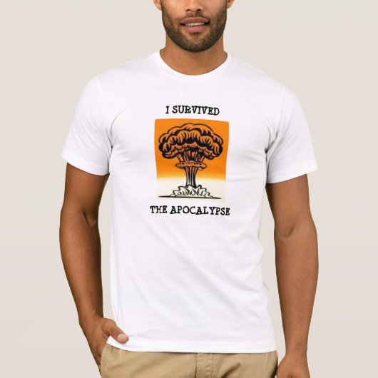 IK HEB HET APOCALYPSE OVERLEVEN T-SHIRT (Voorkant)
