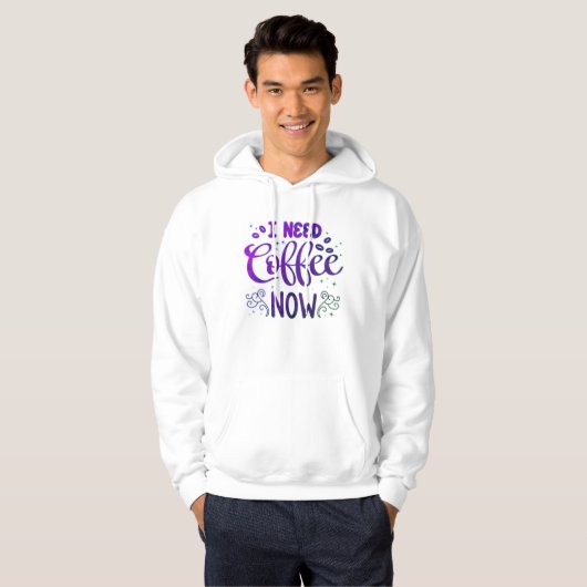 Ik heb het Basic Hooded Sweatshirt van Coffee Now  (Voorkant volledig)