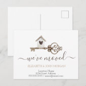 Ik heb het Belangrijkste Huis van het Hout Nieuwe  Aankondigingskaart (Voorkant / Achterkant)