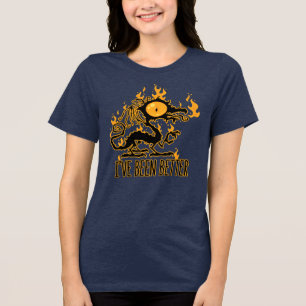 Ik Heb Het Beter Verbrand Knapperig Draak Tri-Blend Shirt