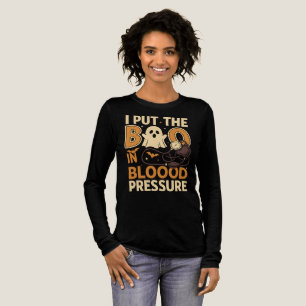 Ik heb het boek in Bloeddrukverpleegster Halloween Tri-Blend Shirt