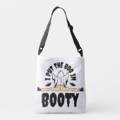 Ik heb het boek in Booty Funny Halloween Ghost Wom Crossbody Tas (Achterkant)