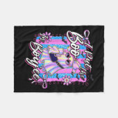 Ik heb het boek in Boujee Funny Leopard Boujie Gho Fleece Deken (Voorkant (Horizontaal))