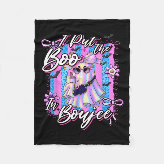 Ik heb het boek in Boujee Funny Leopard Boujie Gho Fleece Deken (Voorkant)