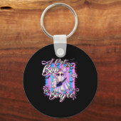 Ik heb het boek in Boujee Funny Leopard Boujie Gho Sleutelhanger (Voorkant)