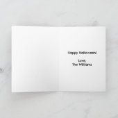 Ik heb het boek in Boujee Ghost Coquette Halloween Kaart (Binnen)