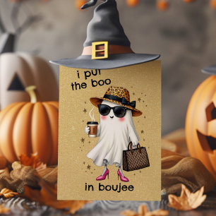 Ik heb het boek in Boujee Ghost Coquette Halloween Kaart