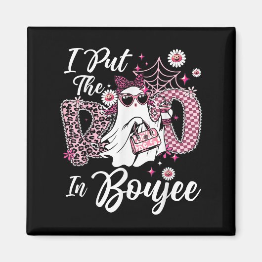 Ik heb het boek in Boujee Ghost Funny NK Leopard H Magneet (Voorkant)