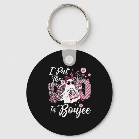 Ik heb het boek in Boujee Ghost Funny NK Leopard H Sleutelhanger (Voorkant)