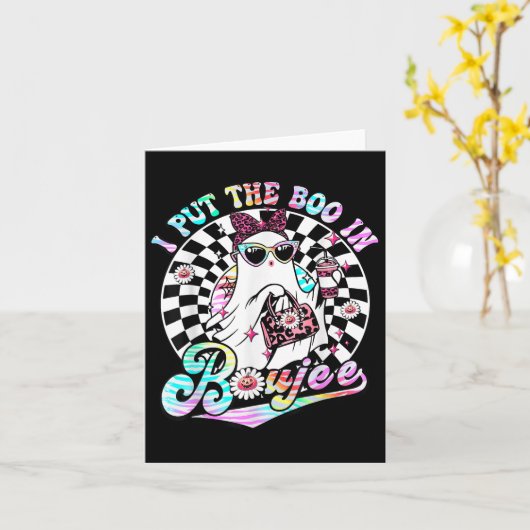 Ik heb het boek in Boujee Ghost Retro Zebra Leopar Kaart (Gele Bloem)