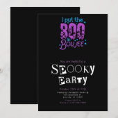 Ik heb het boek in Boujee Halloween feestje gezet Kaart (Voorkant / Achterkant)