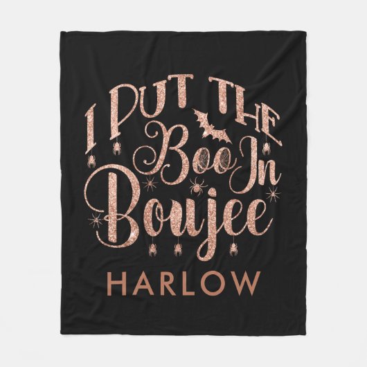 Ik heb het boek in BOUJEE Halloween gezet Fleece Deken (Voorkant)