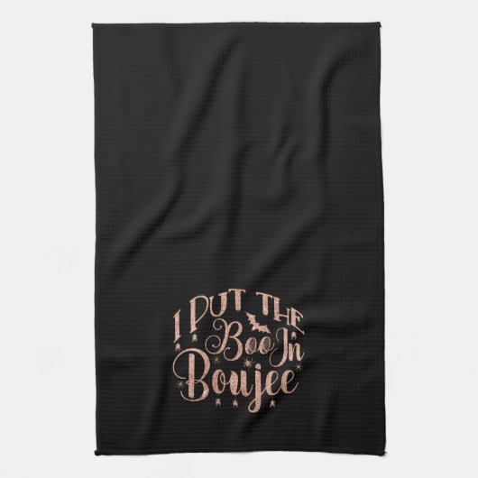 Ik heb het boek in BOUJEE Halloween gezet Theedoek (Verticaal)