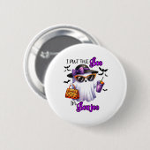Ik heb het boek in Boujee Schattige Ghost Hallowee Ronde Button 5,7 Cm (Voorkant /achterkant)