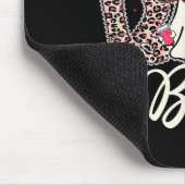 Ik heb het boek in Boujee Schattige Leopard Retro Muismat (Hoek)