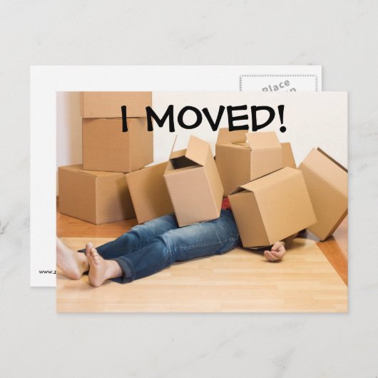 Ik heb het Briefkaart Adreswijziging verplaatst (Voorkant / Achterkant)