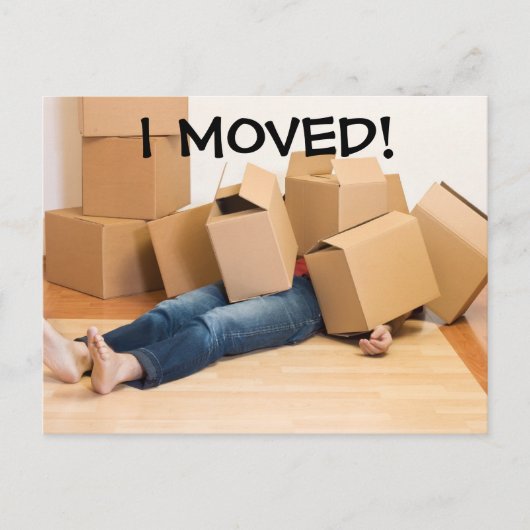 Ik heb het Briefkaart Adreswijziging verplaatst (Voorkant)