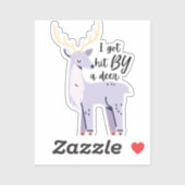 Ik heb het een beetje Blauwgroen. Sticker (Vel)