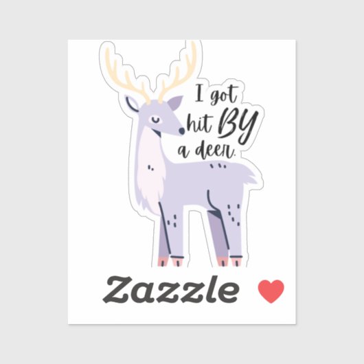 Ik heb het een beetje Blauwgroen. Sticker (Vel)