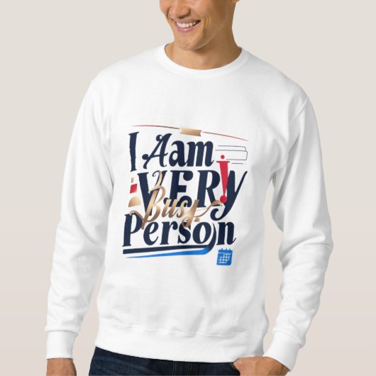 Ik heb het erg druk met mijn T-shirt (Voorkant)