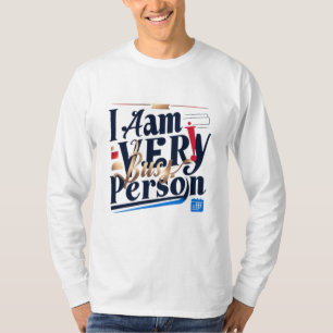 Ik heb het erg druk met mijn T-shirt