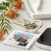 Ik heb het Feelin' T-shirt Sleutelhanger (Voorkant Rechts)