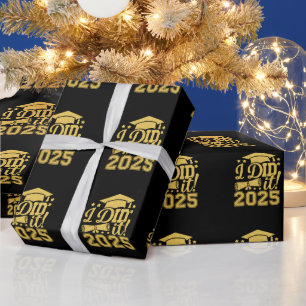 Ik heb het gedaan 2025 Afgestudeerd Afstudeerklas  Cadeaupapier