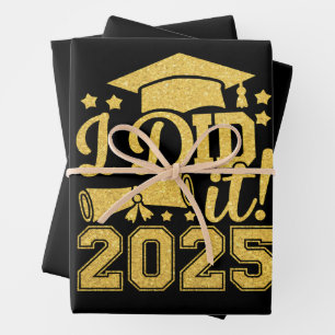 Ik heb het gedaan 2025 Afgestudeerd Afstudeerklas  Inpakpapier Vel