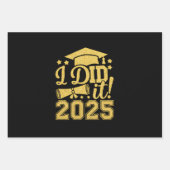Ik heb het gedaan 2025 Afstuderen Afstuderen klass Inpakpapier Vel (Voorkant)