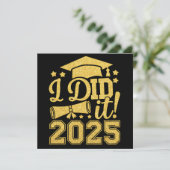 Ik heb het gedaan 2025 Afstuderen Afstuderen klass Kaart (Staand voorkant)