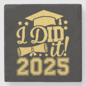 Ik heb het gedaan 2025 Afstuderen Afstuderen klass Stenen Onderzetter (Voorkant)