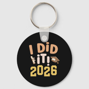 Ik Heb Het Gedaan 2026 Afstuderen Hoed Diploma Afg Sleutelhanger