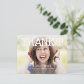 Ik heb het gedaan. Afstuderen Hartelijk dank Briefkaart (Staand voorkant)