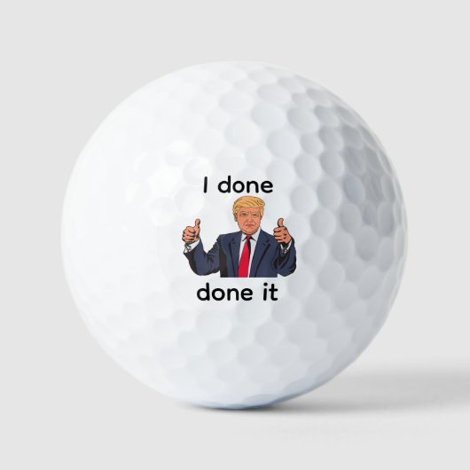 Ik Heb Het Gedaan Golfballen (Voorkant)