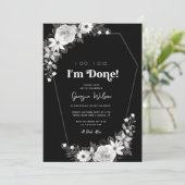 Ik heb het gedaan Ik ben klaar met begrafenis them Kaart (Staand voorkant)