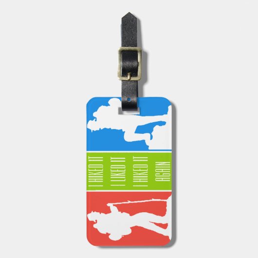 IK HEB HET GEHAD DAT IK HET NOG EENS HEB GEKREGEN BAGAGELABEL (Voorkant verticaal)