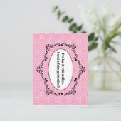 Ik heb het gehad met de realiteit briefkaart (Staand voorkant)