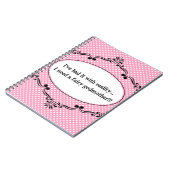 Ik heb het gehad met de realiteit, ik heb een mild notitieboek (Linkerzijde)