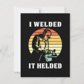 Ik heb het geholpen bedankkaart (Voorkant)