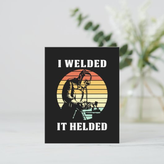 Ik heb het geholpen bedankkaart (Staand voorkant)