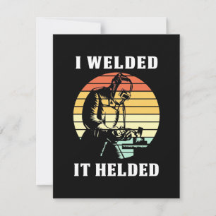 Ik heb het geholpen bedankkaart