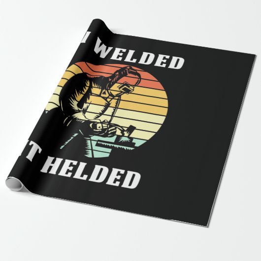 Ik heb het geholpen cadeaupapier (Uitgerold)