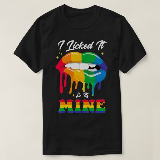 Ik heb het geklikt zodat het mijn LGBT-regenboogpr T-shirt (Design voorkant)