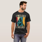 Ik heb het gelast, zodat het de Mannen vader van m T-shirt (Voorkant volledig)